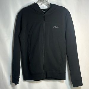 FILA Black Full Zip Hoodie